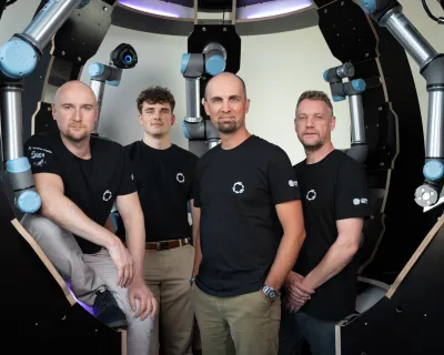 EVASIVE founders: from left to right Frank Peters, Tom Sauer, Stefan Zetzsch, David Kuß